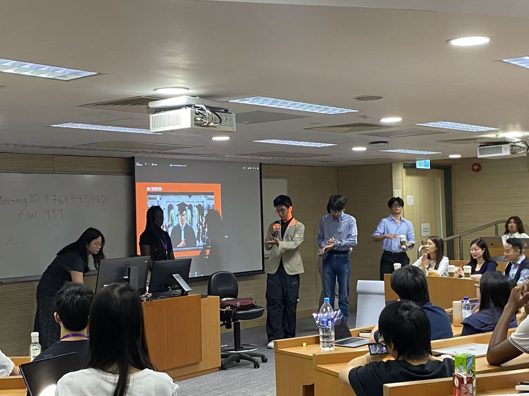 Presenting a project in a NextGen session